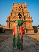 MIMOSA Gajari Saree Saree — pose 2 styling detail