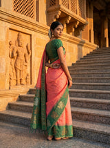 MIMOSA Gajari Saree Saree — pose 7 styling detail