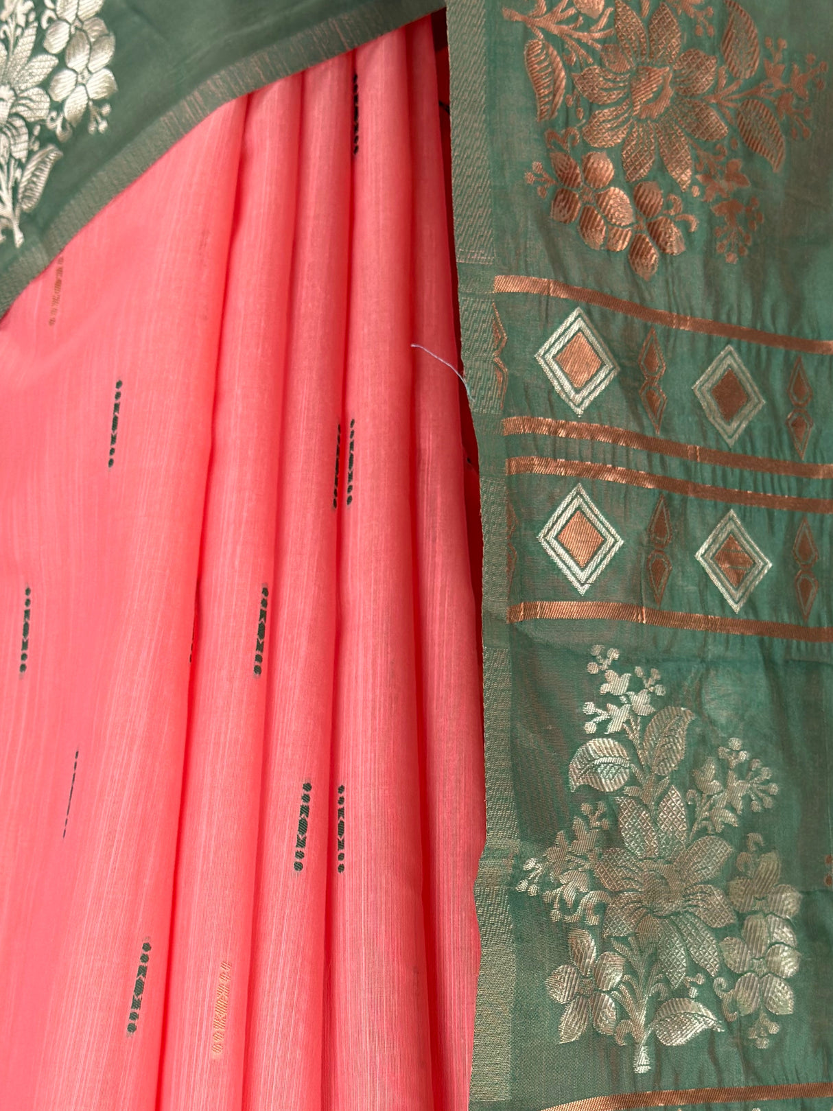 MIMOSA Gajari Saree Saree — fleets shot full lifestyle