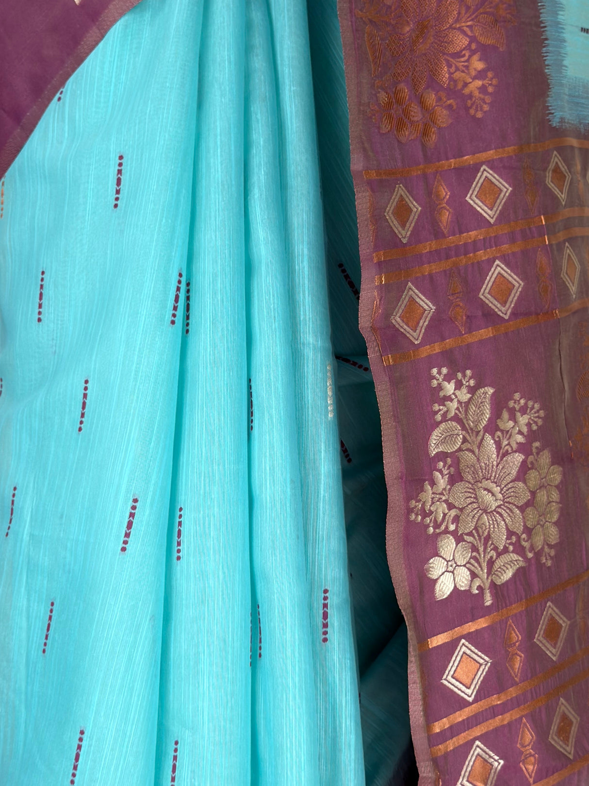 MIMOSA Sapphire Saree Saree — fleets shot full lifestyle