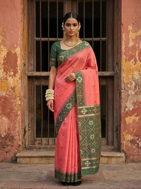 Gajari  Saree