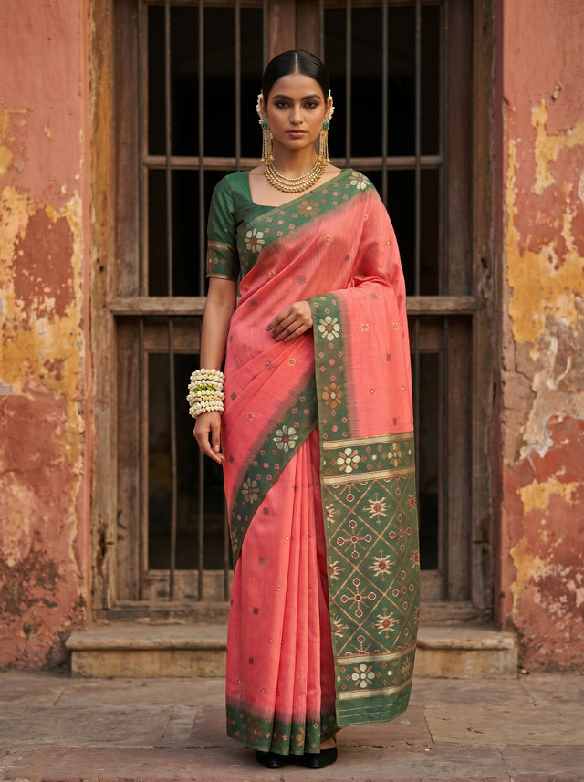 Gajari  Saree