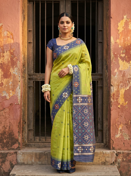 Olive  Saree