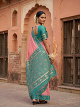 MIMOSA Pink Saree Saree — pose 7 styling detail