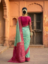 MIMOSA Rama Saree Saree — pose 2 styling detail