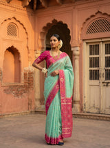 MIMOSA Rama Saree Saree — pose 4 styling detail