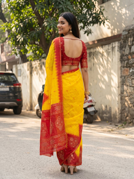 MIMOSA Saree Saree — pose 2 styling detail