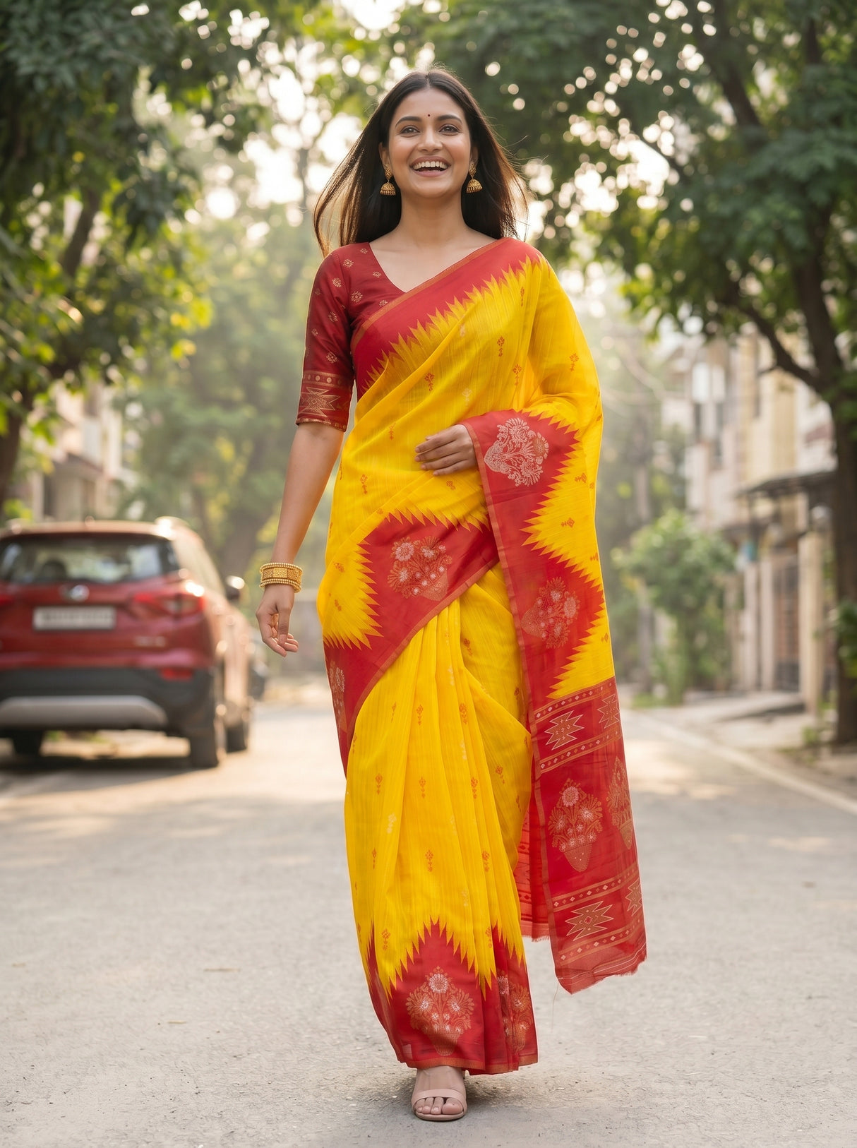 MIMOSA Saree Saree — pose 6 styling detail