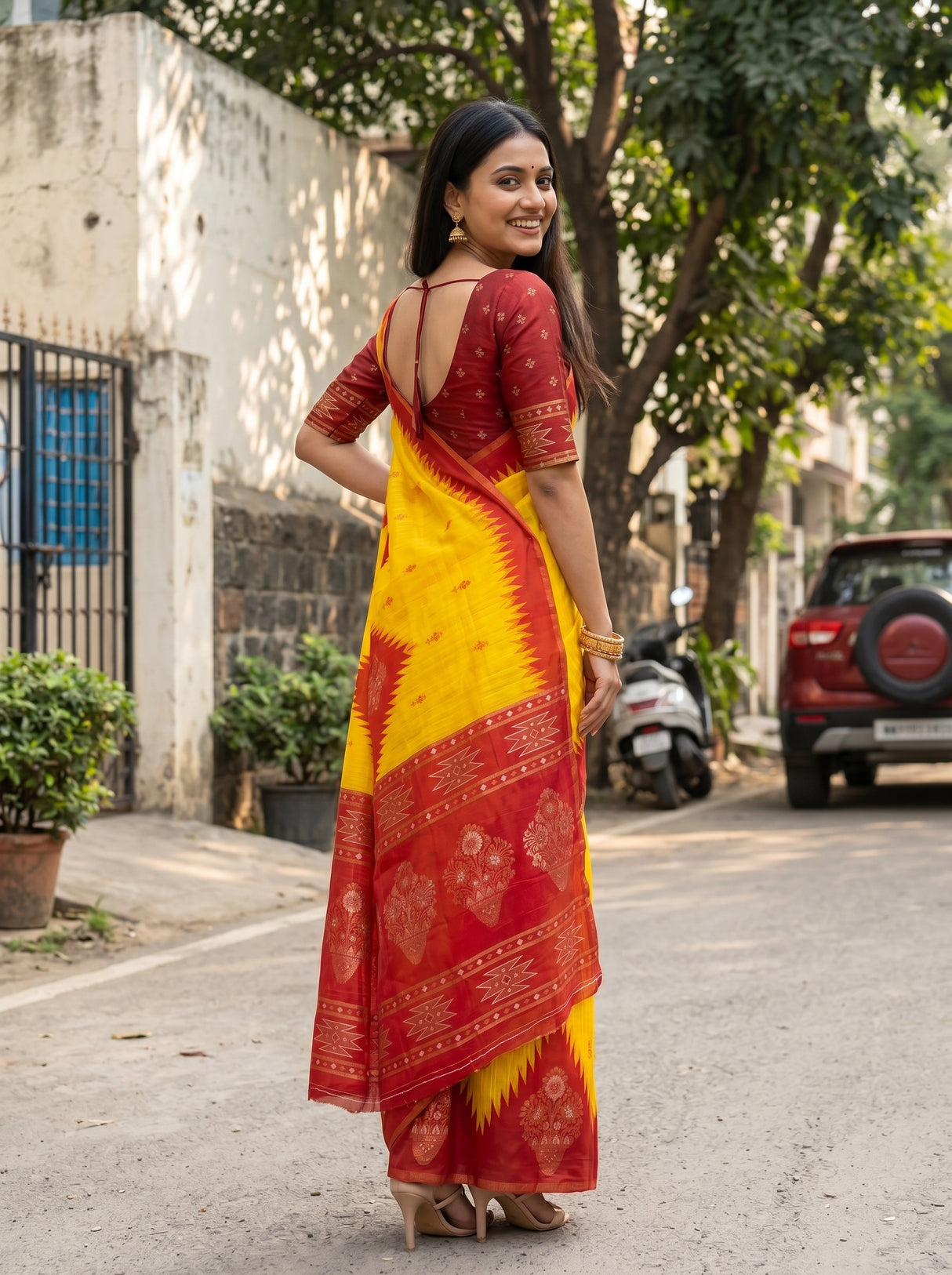 MIMOSA Saree Saree — pose 7 styling detail
