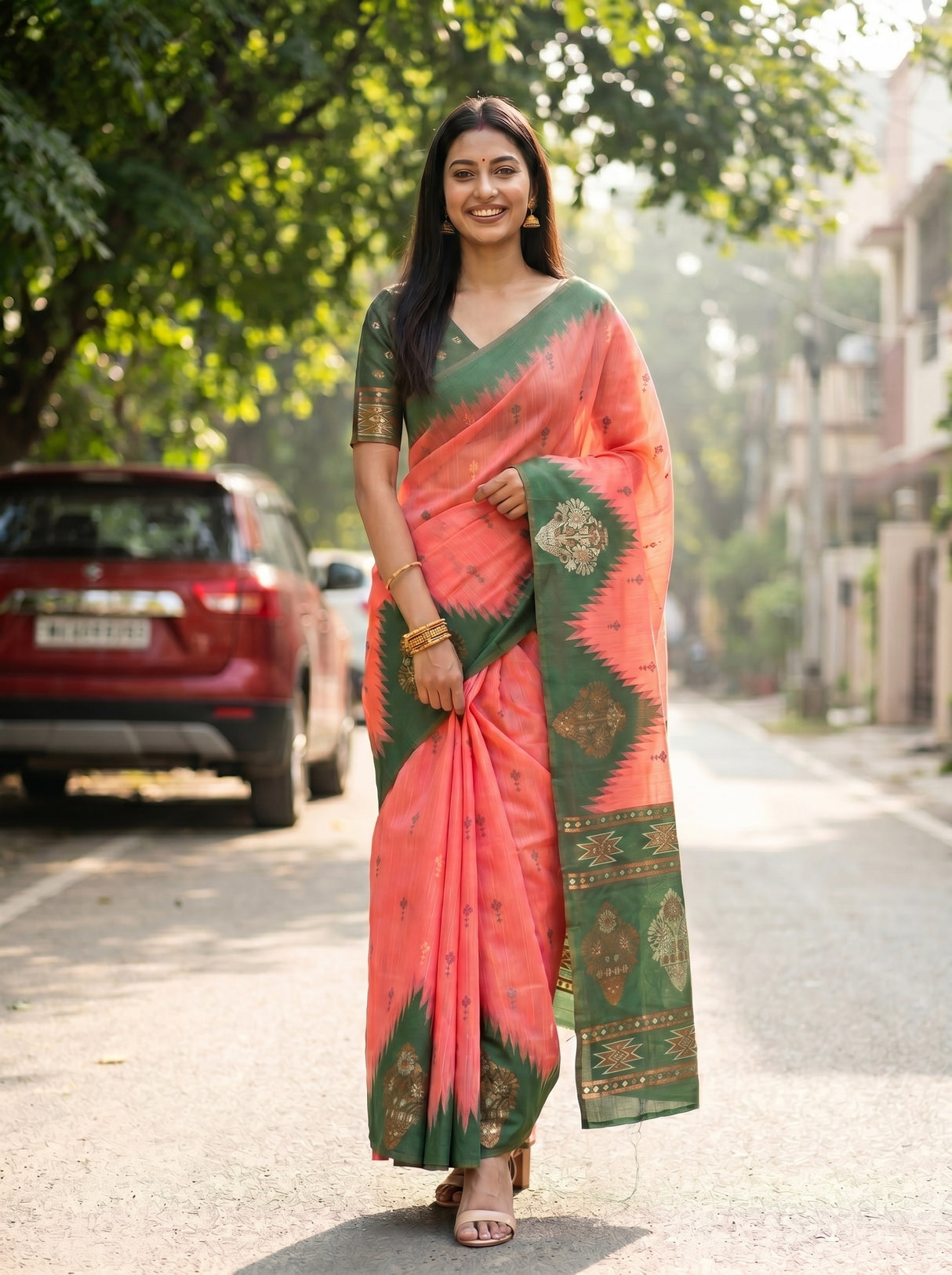 MIMOSA Saree Saree — pose 6 styling detail