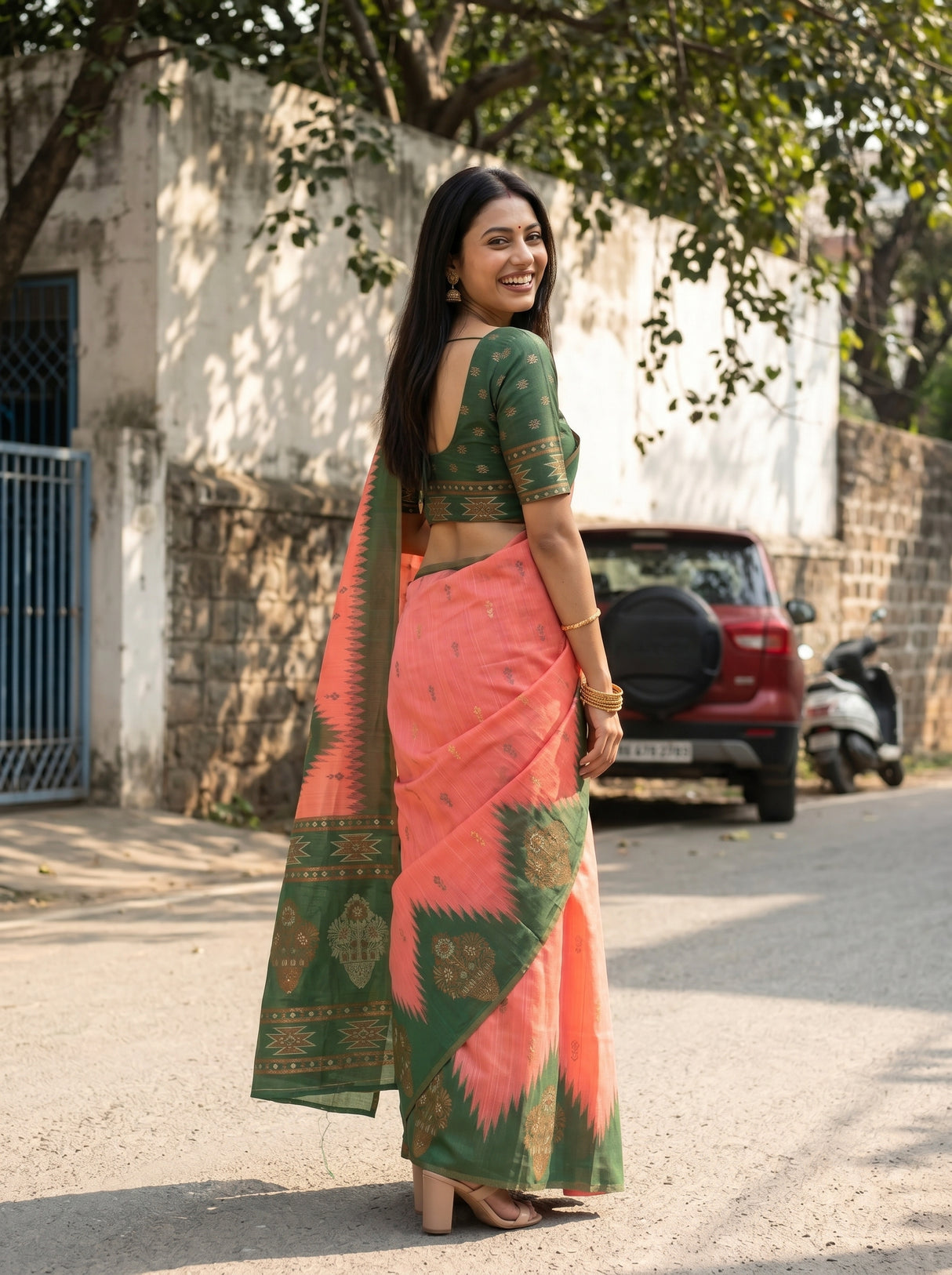 MIMOSA Saree Saree — pose 7 styling detail