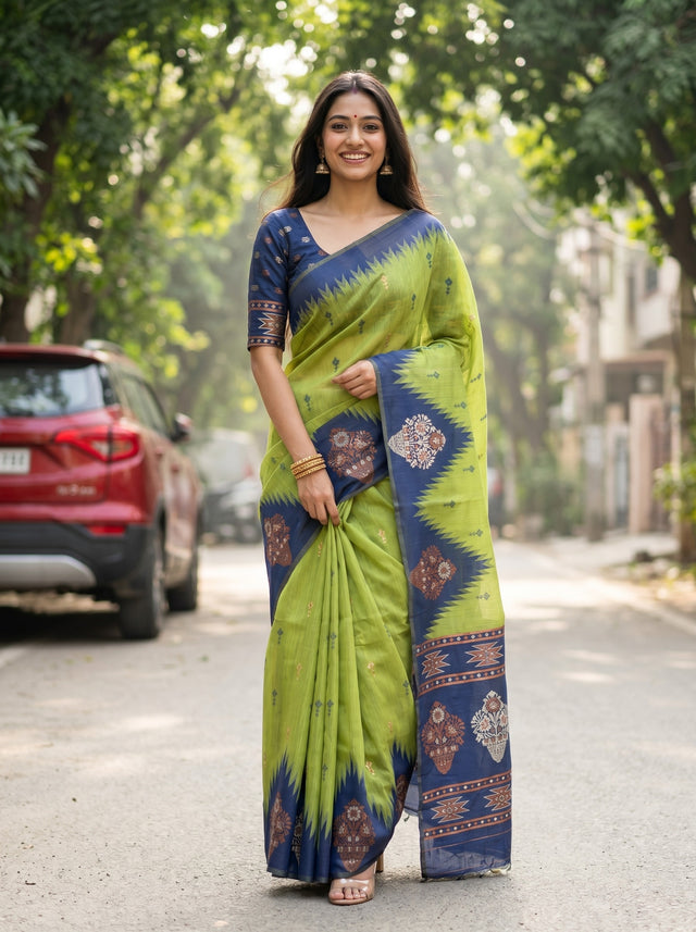 MIMOSA Saree Saree — front view on mannequin