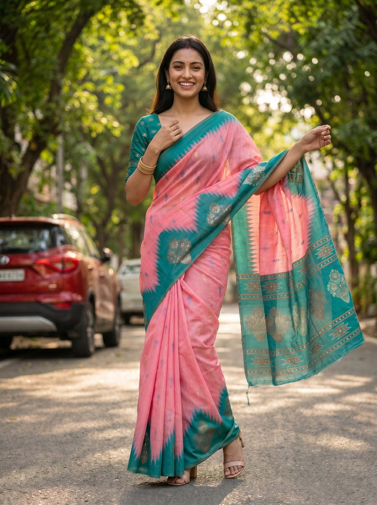 MIMOSA Saree Saree — pose 5 styling detail