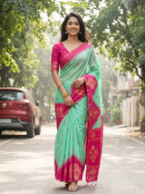 MIMOSA Saree Saree — front view on mannequin
