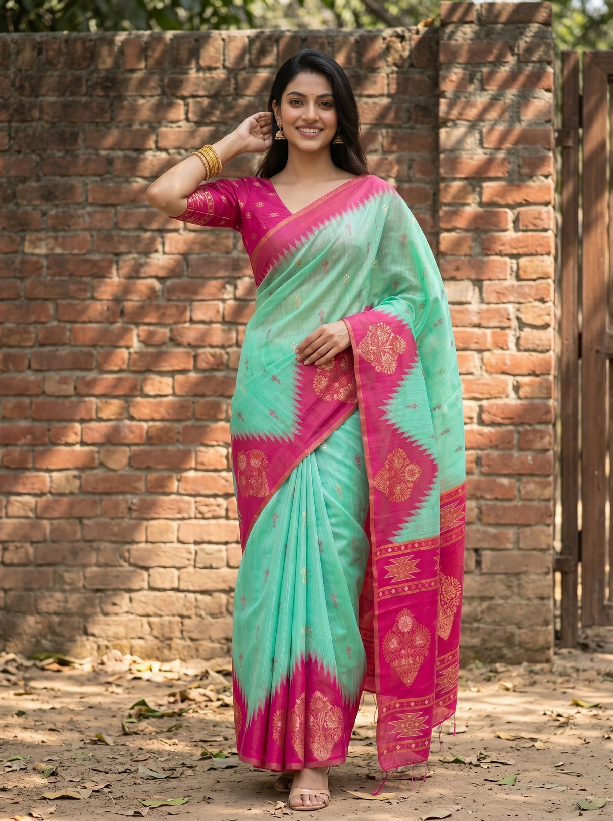 MIMOSA Saree Saree — pose 4 styling detail