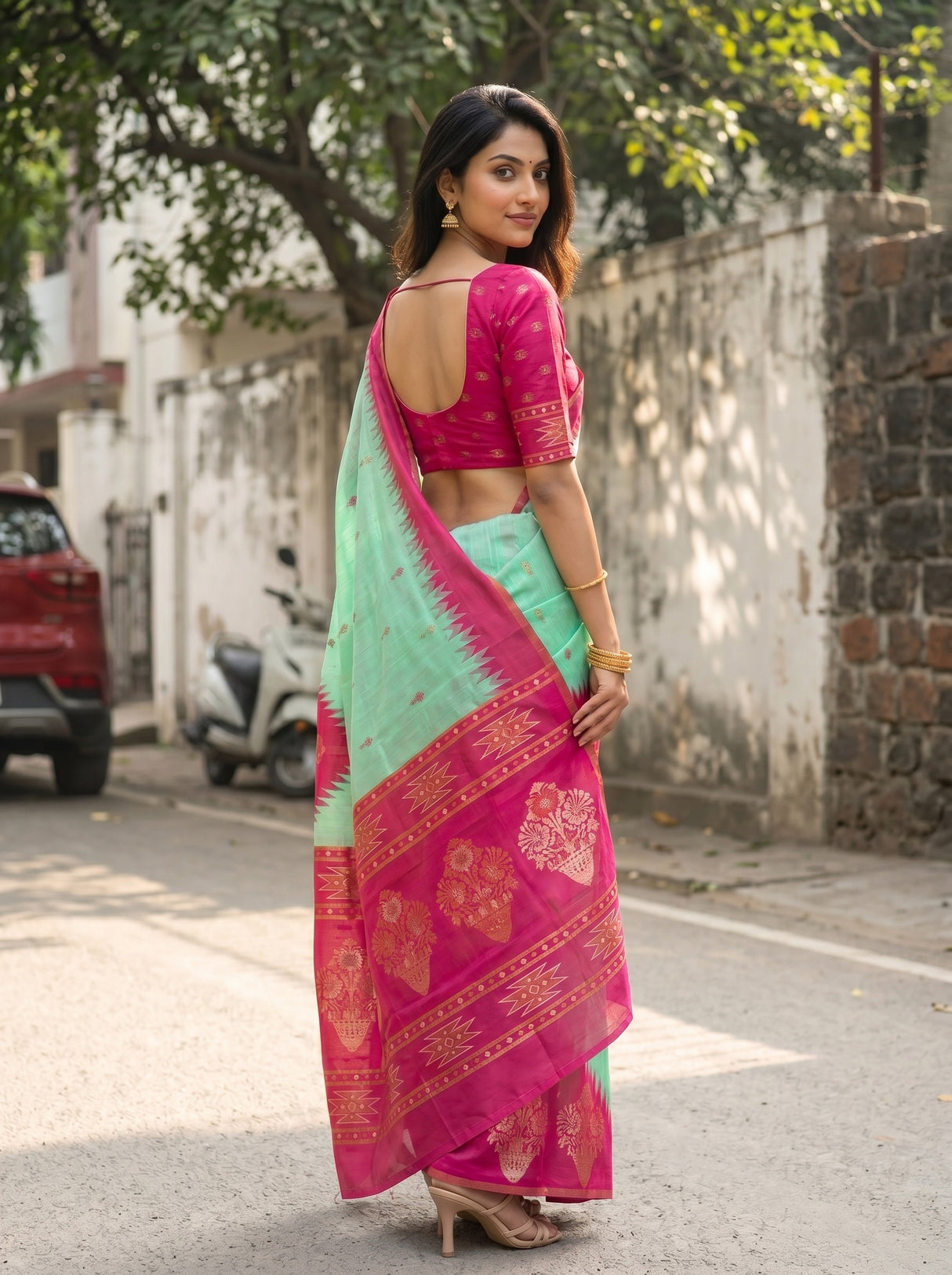 MIMOSA Saree Saree — pose 7 styling detail