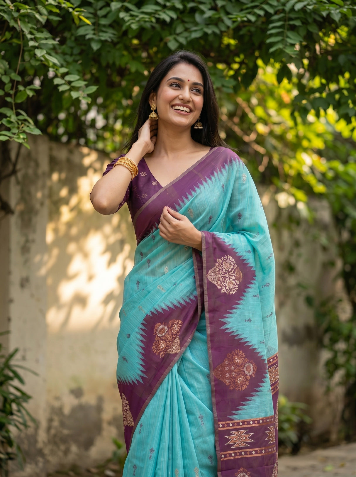 MIMOSA Saree Saree — pose 10 styling detail