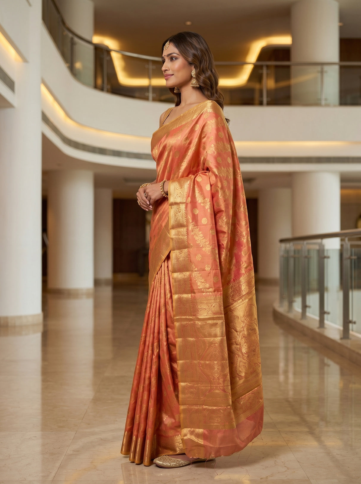 MIMOSA Saree Saree — pose 3 styling detail
