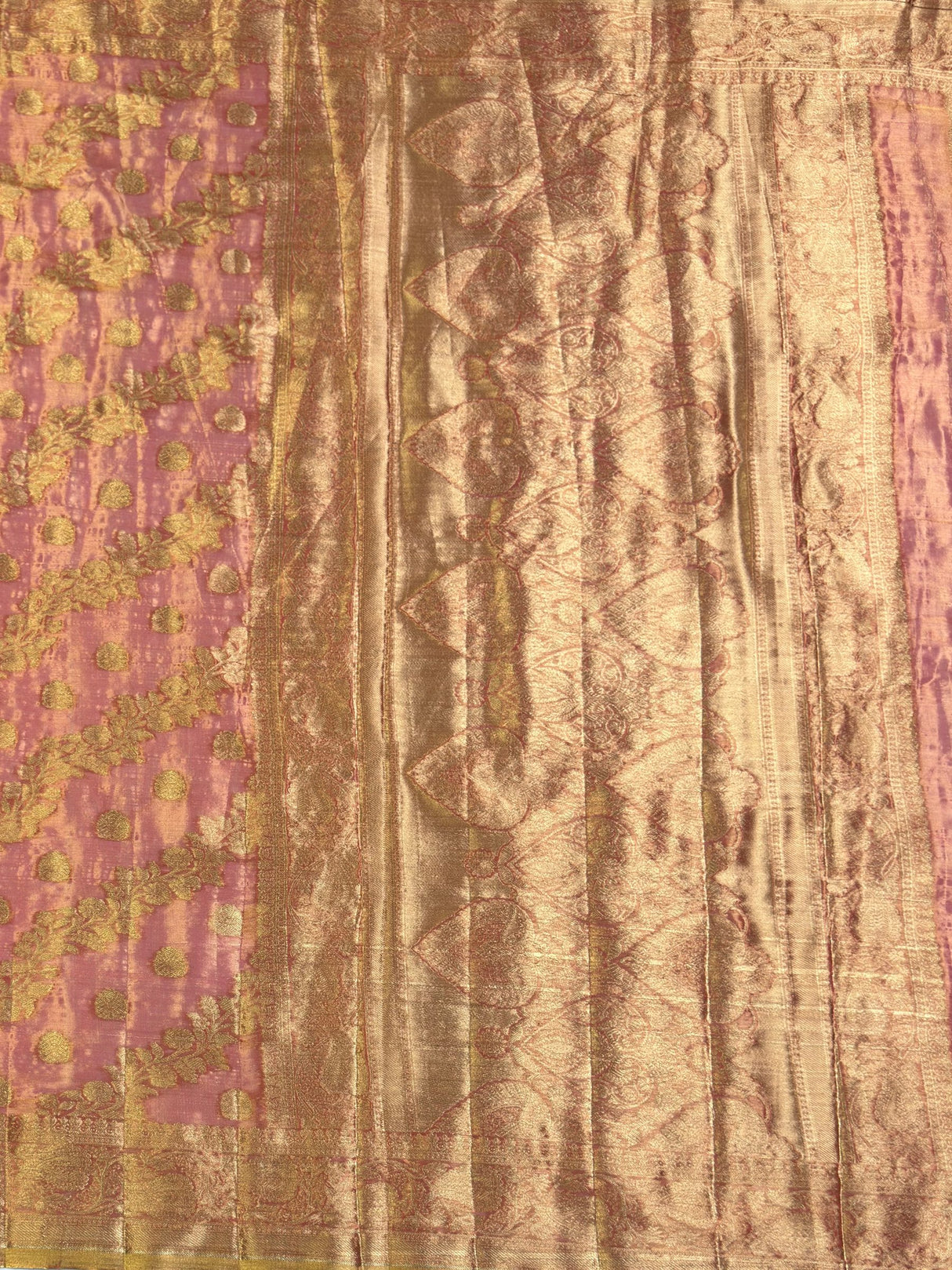 MIMOSA Saree Saree — pallu and zari work detail