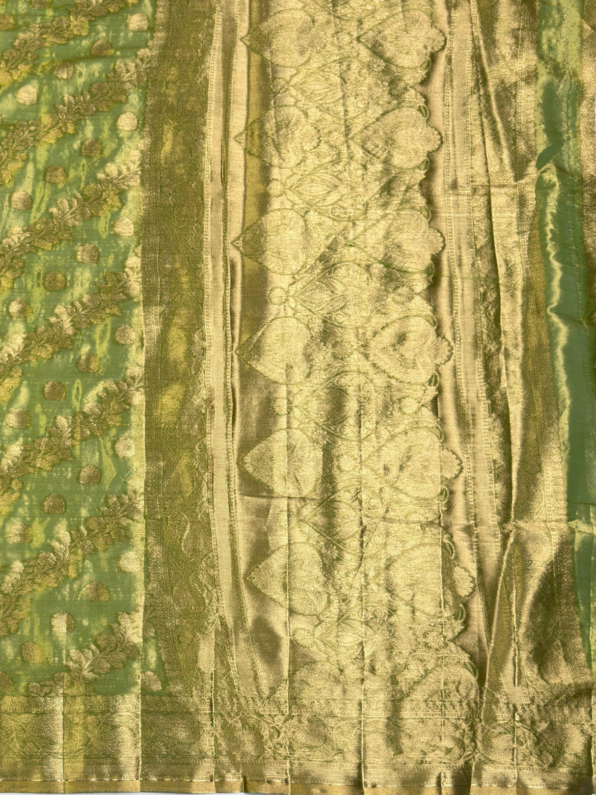 MIMOSA Saree Saree — pallu and zari work detail