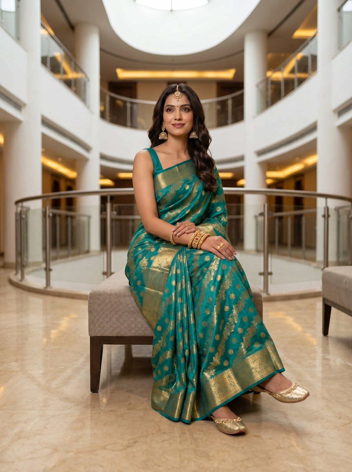MIMOSA Saree Saree — pose 8 styling detail