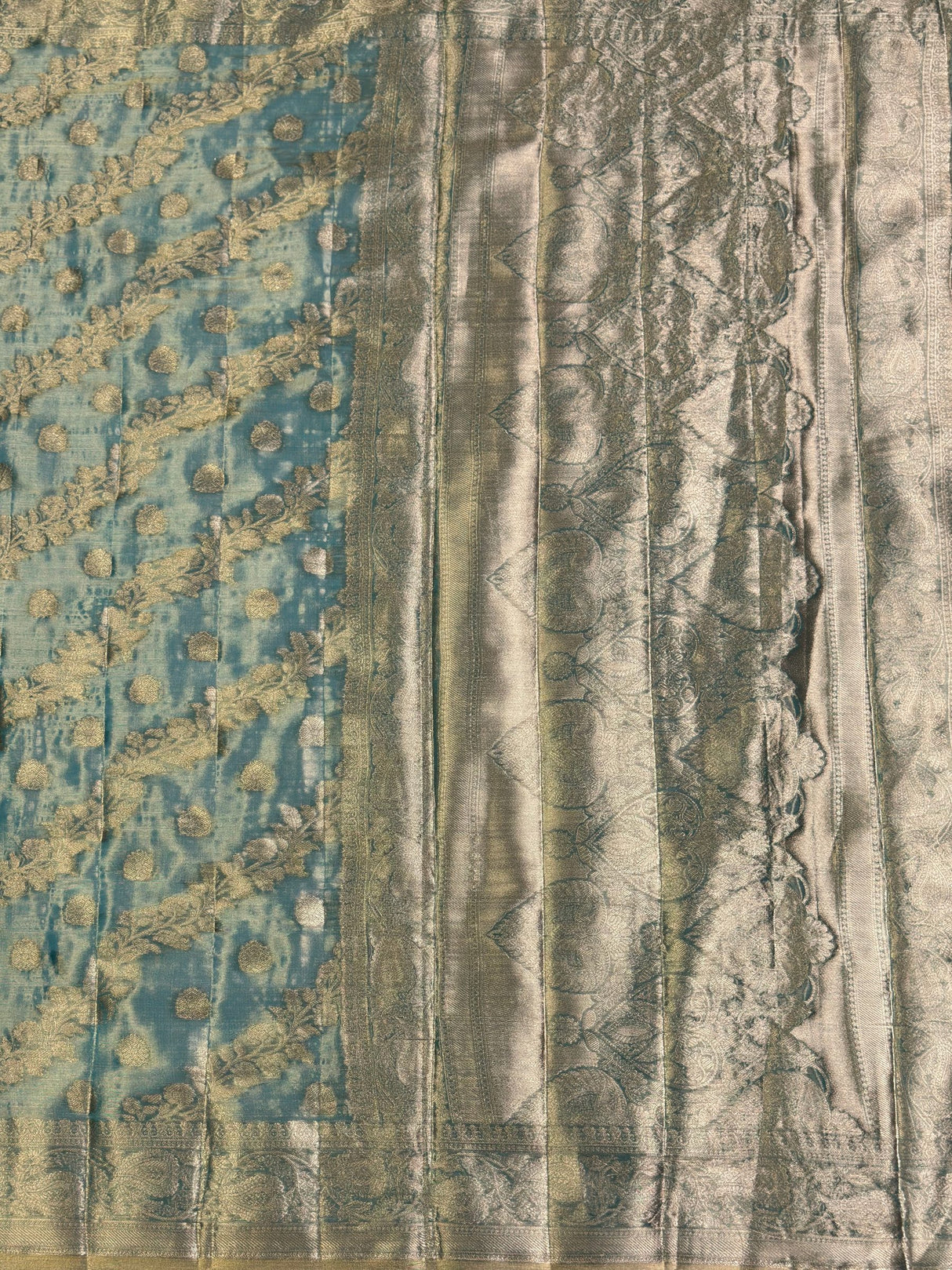 MIMOSA Saree Saree — pallu and zari work detail