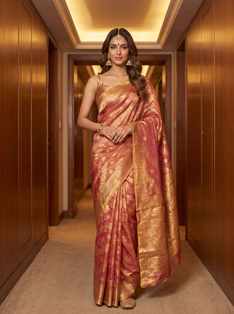 MIMOSA Saree Saree — front view on mannequin