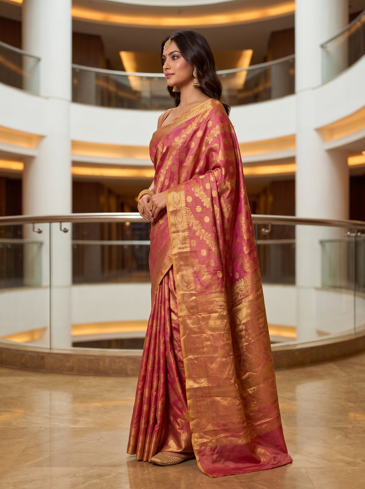 MIMOSA Saree Saree — pose 3 styling detail