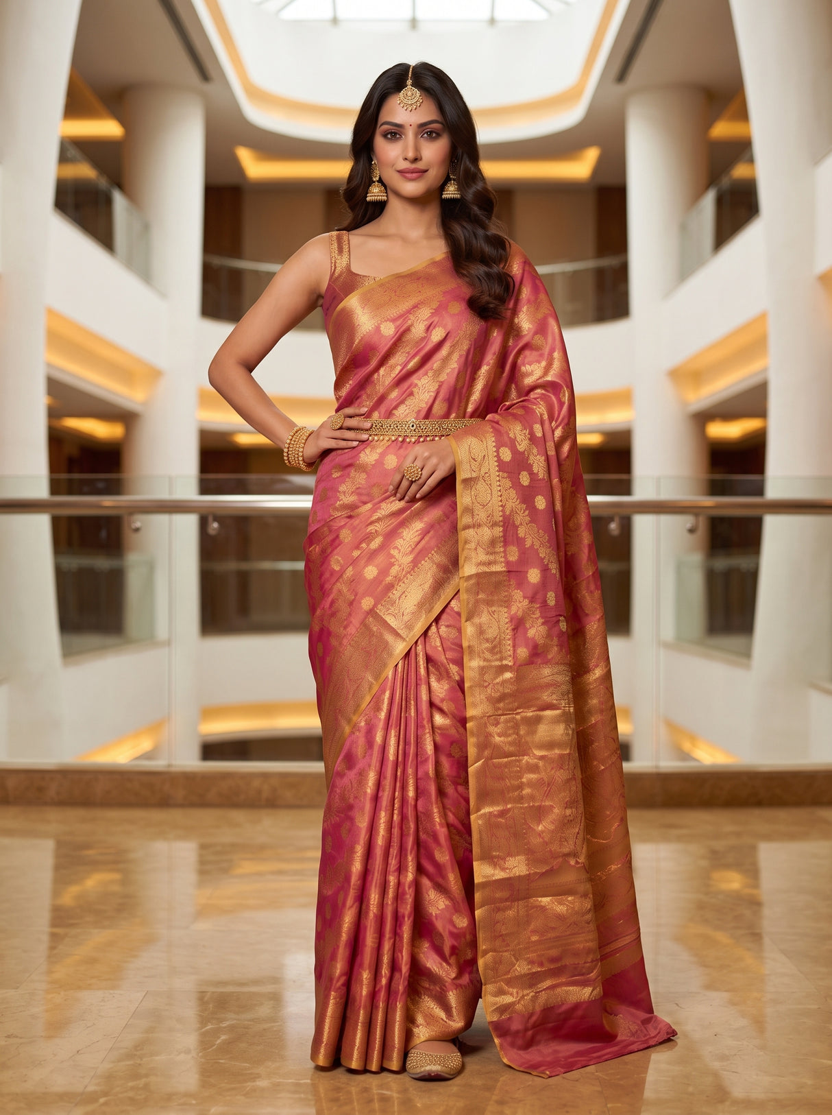 MIMOSA Saree Saree — pose 4 styling detail