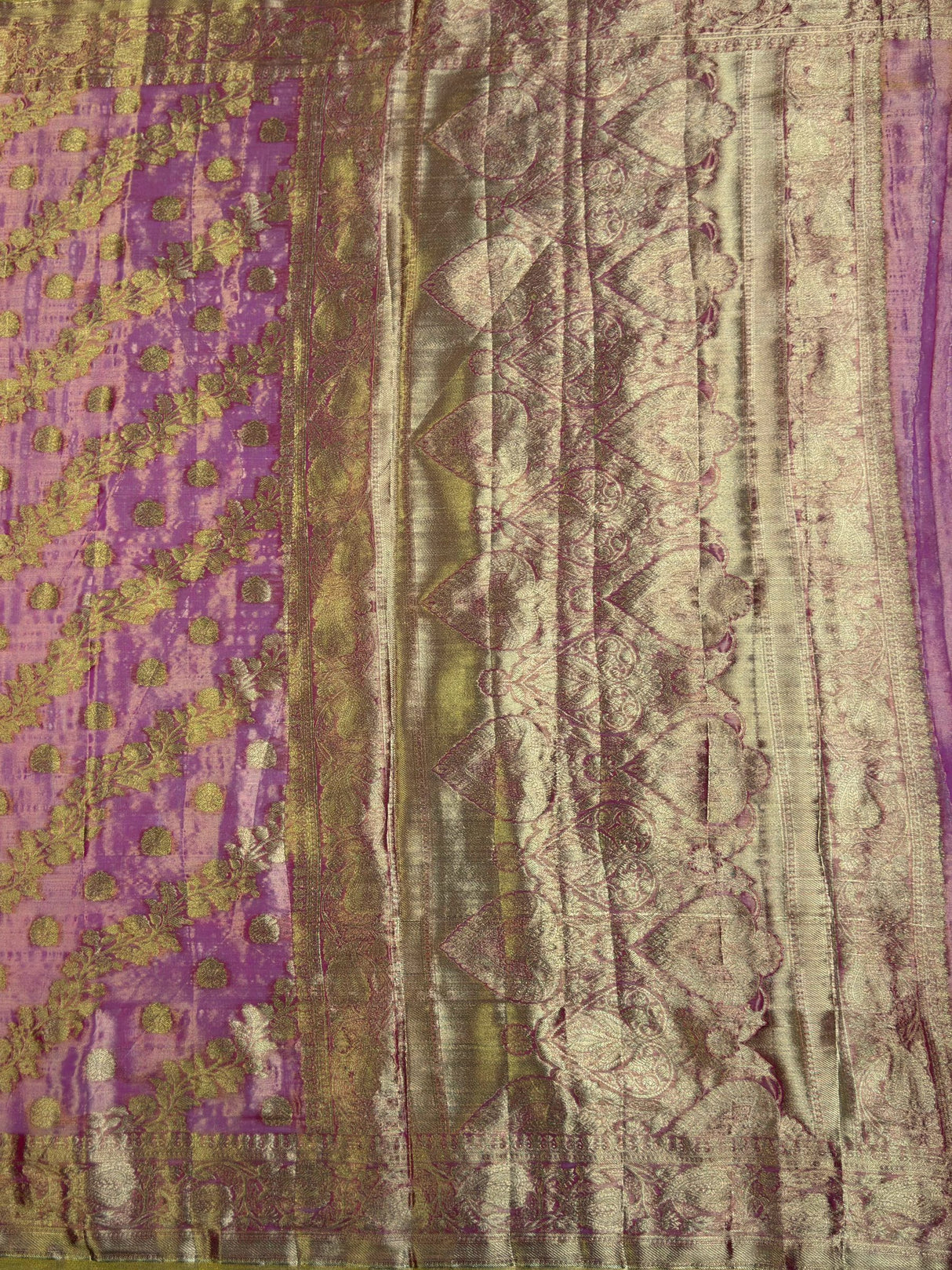 MIMOSA Saree Saree — pallu and zari work detail