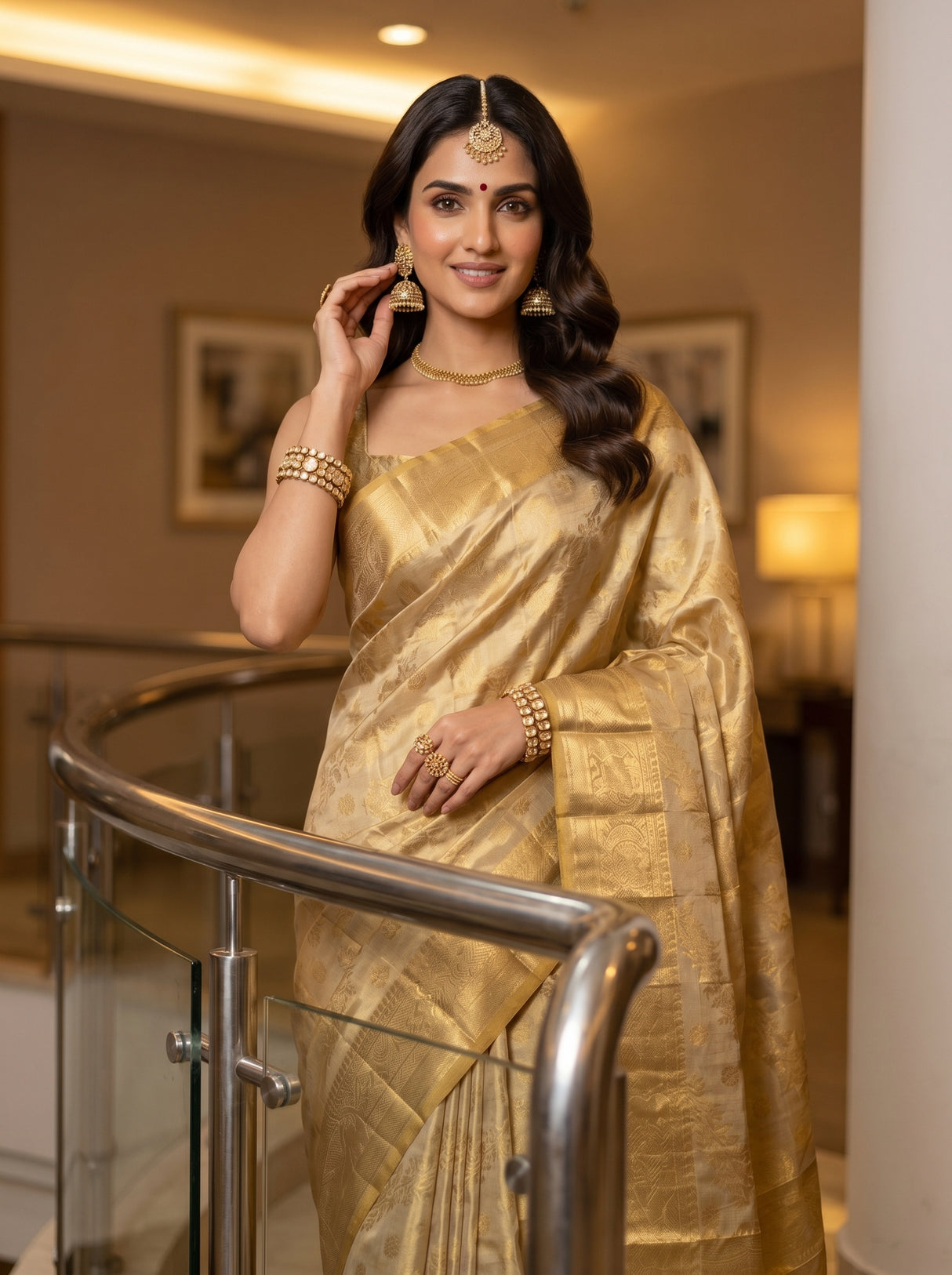 MIMOSA Saree Saree — pose 10 styling detail