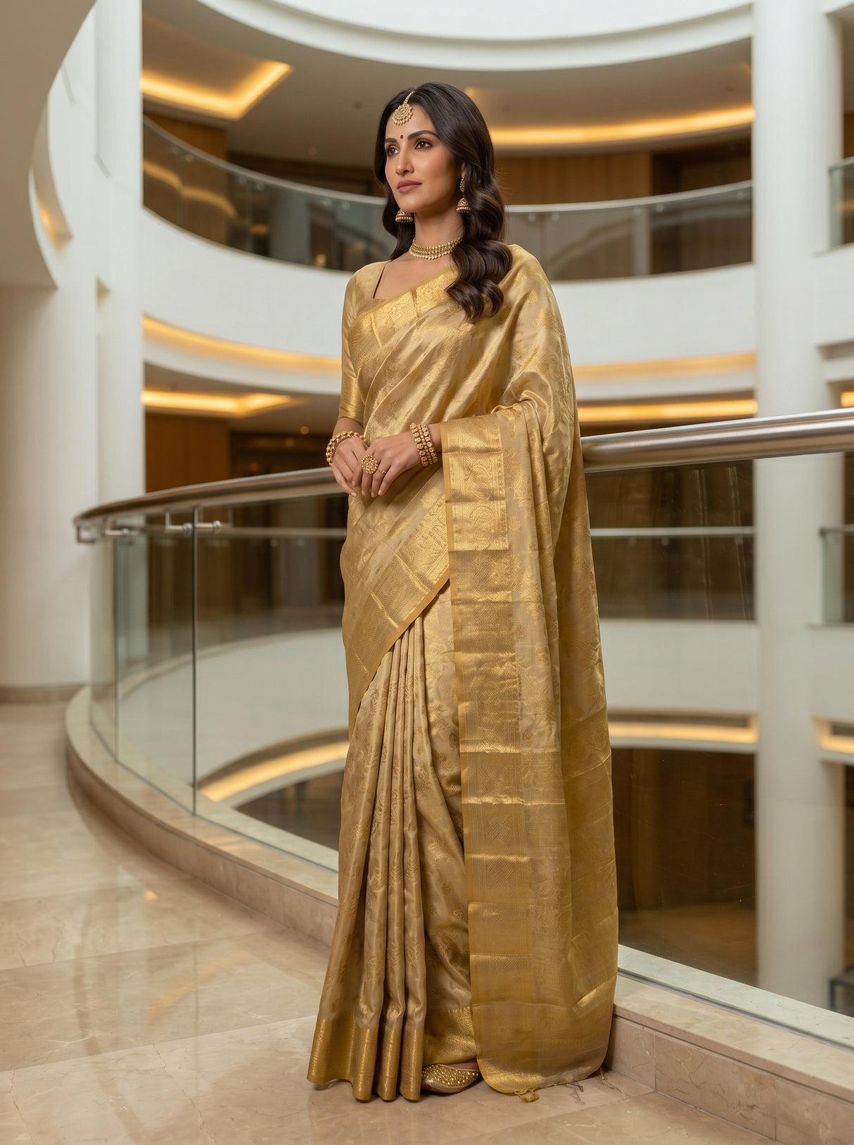 MIMOSA Saree Saree — pose 3 styling detail