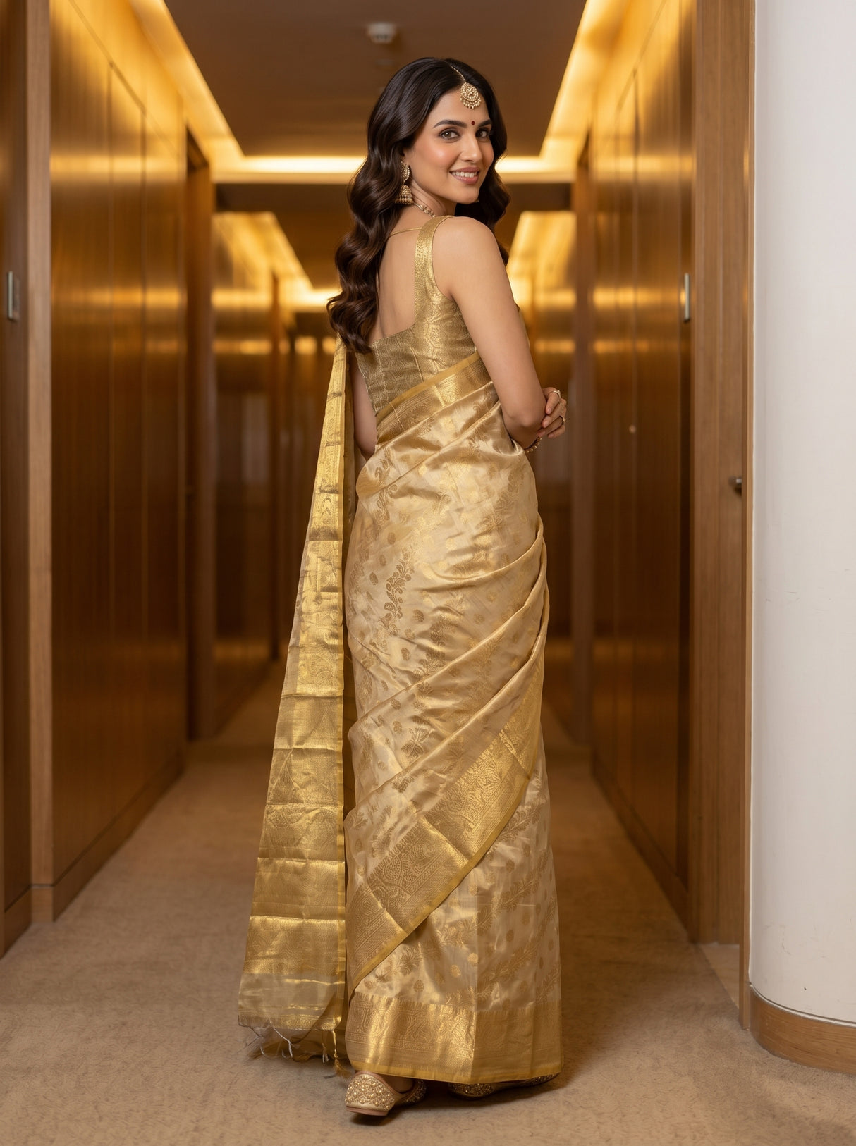 MIMOSA Saree Saree — pose 7 styling detail