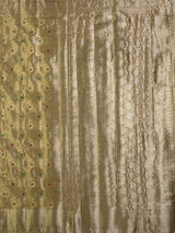 MIMOSA Gold Banarasi Saree — pallu and zari work detail