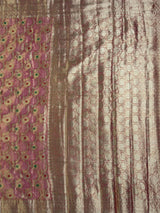 MIMOSA Gajari Banarasi Saree — pallu and zari work detail