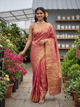 MIMOSA Rani Banarasi Saree — pose 6 styling detail