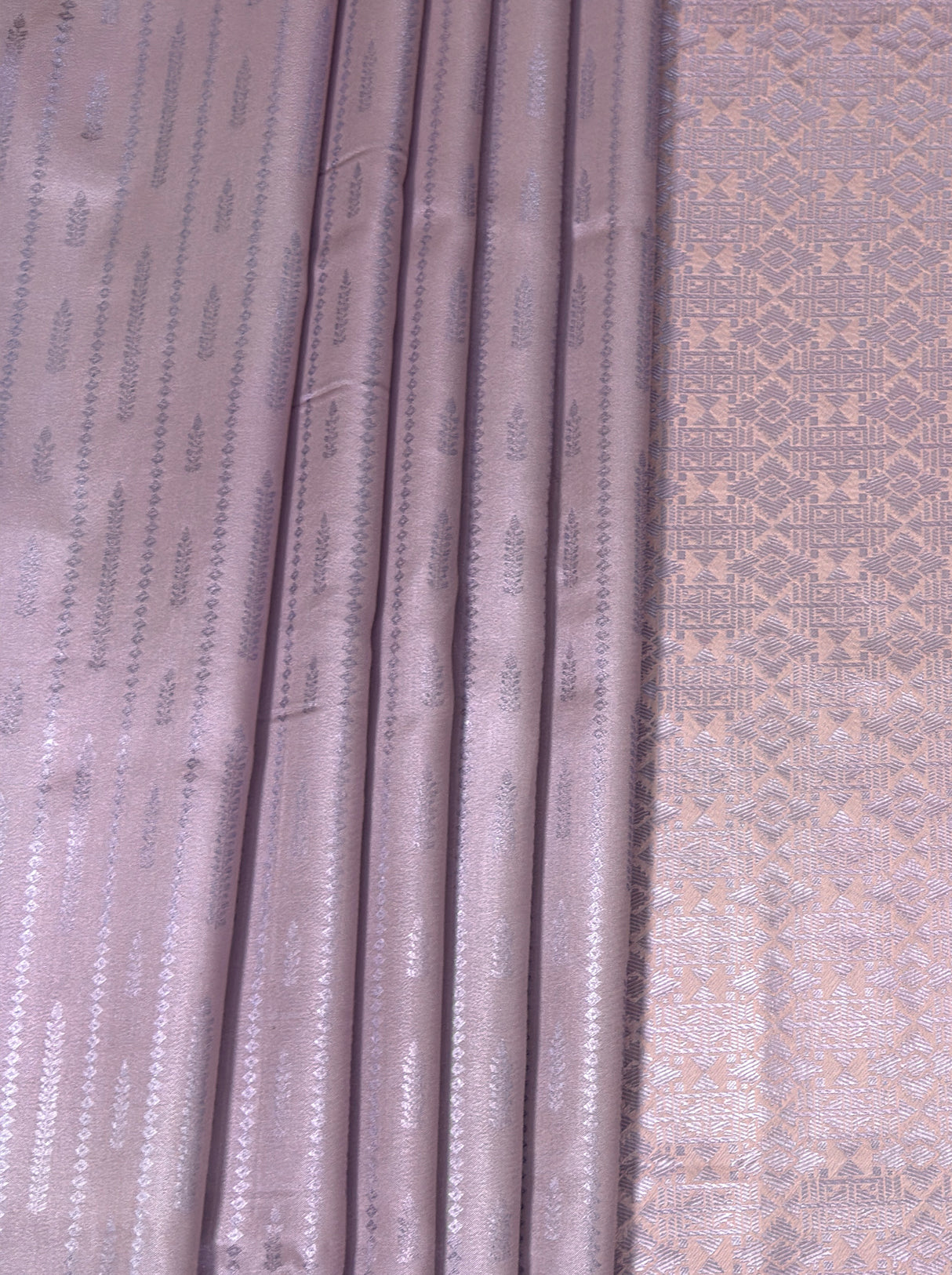 MIMOSA Violet Kanjivaram Art Silk Saree — fleets shot full lifestyle