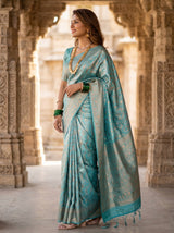 MIMOSA Ananda Saree Saree — pose 3 styling detail