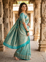 MIMOSA Ananda Saree Saree — pose 9 styling detail