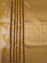 MIMOSA Mustard Saree Saree — fleets shot full lifestyle