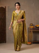 MIMOSA Olive Saree Saree — pose 6 styling detail