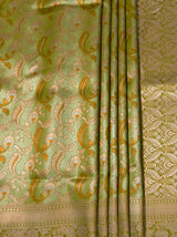 MIMOSA Olive Saree Saree — fleets shot full lifestyle