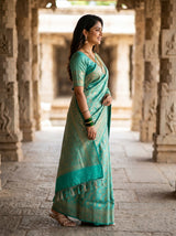 MIMOSA Rama Saree Saree — pose 3 styling detail