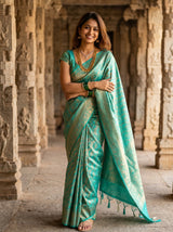 MIMOSA Rama Saree Saree — pose 4 styling detail