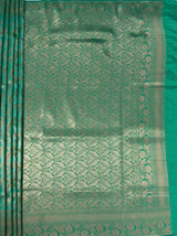 MIMOSA Rama Saree Saree — pallu and zari work detail