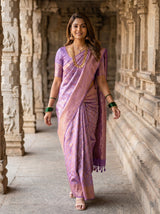 MIMOSA Violet Saree Saree — pose 7 styling detail
