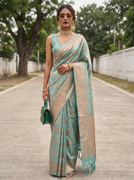 MIMOSA Saree Saree — front view on mannequin
