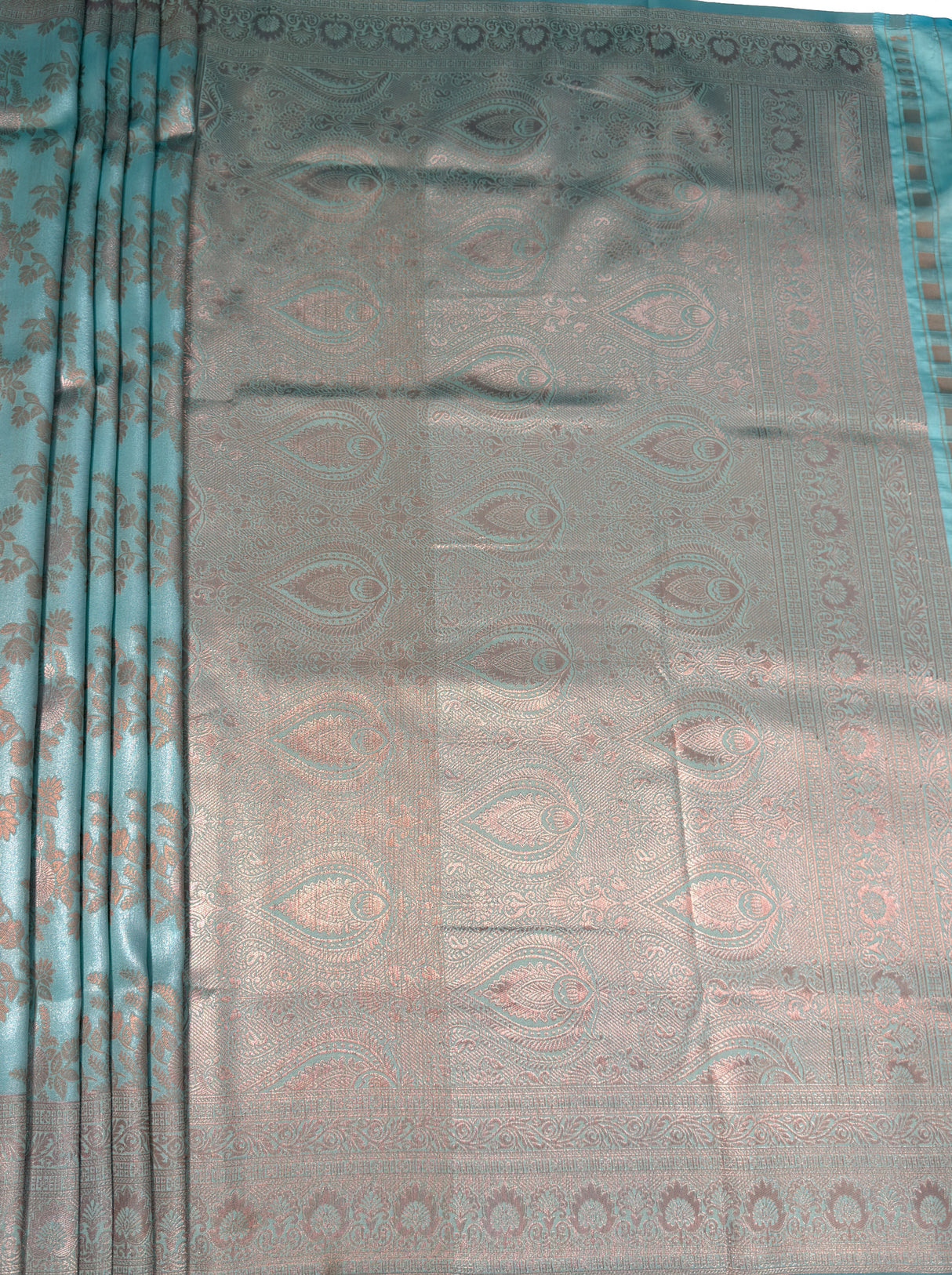 MIMOSA Saree Saree — pallu and zari work detail