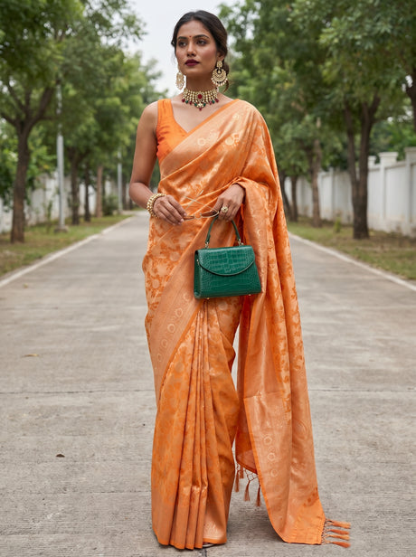 MIMOSA Saree Saree — front view on mannequin