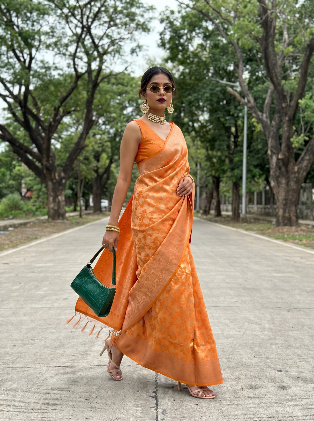 MIMOSA Saree Saree — pose 7 styling detail